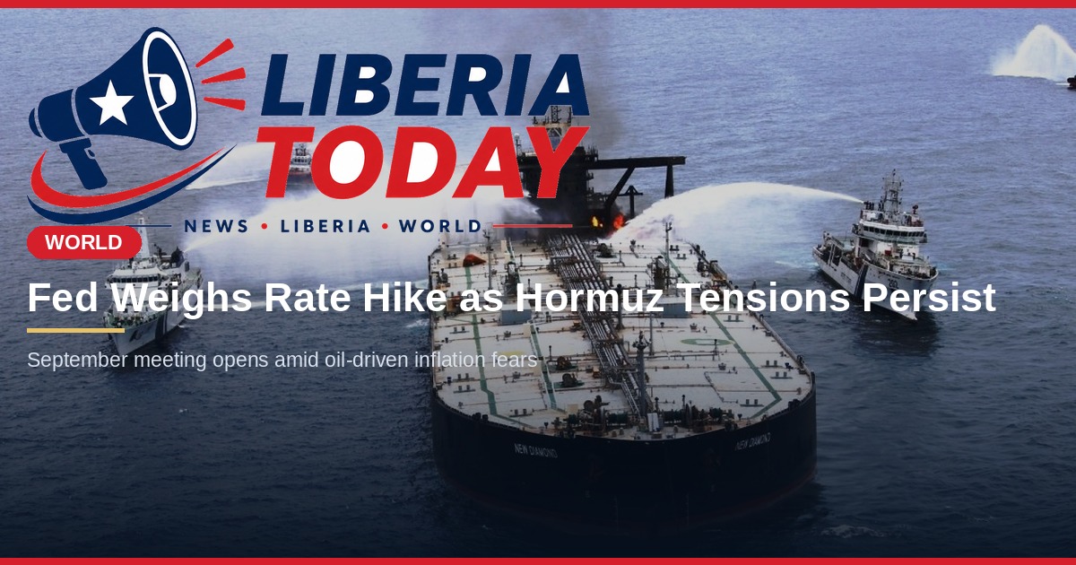 Fed Meets This Week as Strait of Hormuz Tensions Push Toward a Rate Hike