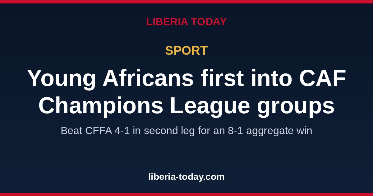 Young Africans Become First Club Into CAF Champions League Group Stage